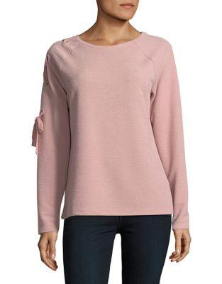 Ivanka Trump Lace-up Sweater