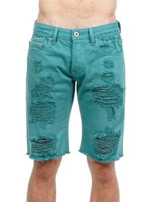 Cult Of Individuality Rebel Modern-fit Cotton Shorts