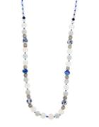 Lonna & Lilly Semi-precious Tassel Beaded Necklace