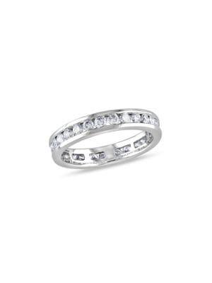 Sonatina 14k White Gold & Diamond Eternity Ring