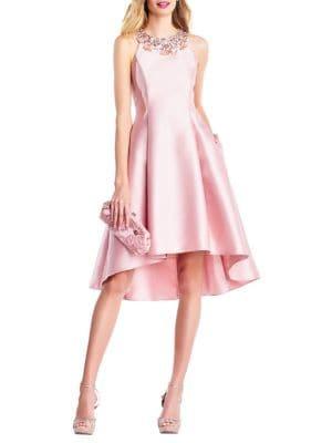 Adrianna Papell Halter Fit-&-flare Dress