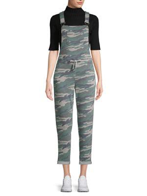 Free People Camo Overalls