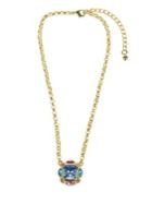 Kenneth Jay Lane Faceted Pendant Necklace