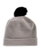 Parkhurst Faux Fur Pom Pom Hat