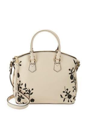 Aimee Kestenberg Dahlia Embroidered Leather Satchel