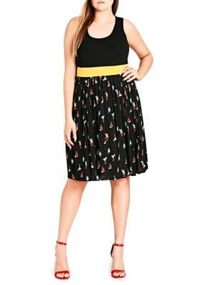 City Chic Plus Cocktail Time Dress