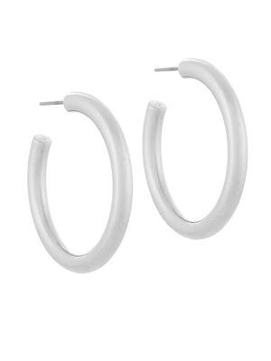 French Connection Medium Tube Hoop Earrings