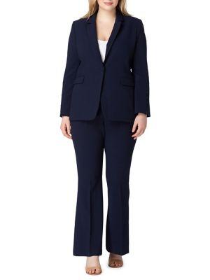 Tahari Arthur S. Levine Two-piece Flare Sleeve Blazer & Pant Set