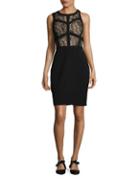 Laundry By Shelli Segal Cage Lace Fit-&-flare Dress