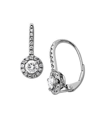 Lord & Taylor Diamond Earrings In 14 Kt. White Gold 1.0 Ct. T.w.