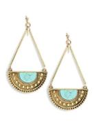 Design Lab Lord & Taylor Crescent Swing Drop Earrings