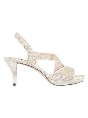 Nina Nasreen Textured Open-toe Sandals