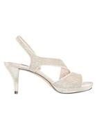 Nina Nasreen Textured Open-toe Sandals