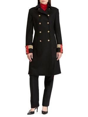 Lauren Ralph Lauren Spread Collar Double-breasted Coat