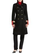 Lauren Ralph Lauren Spread Collar Double-breasted Coat