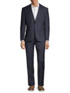 Lauren Ralph Lauren Classic-fit Tonal Windowpane Wool Suit