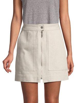 T Tahari Zip-front Skirt
