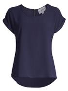 Olive & Oak Rolled Cuff Blouse