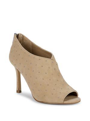 Lord & Taylor Genevive Beaded Peep Toe Booties