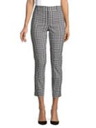 Lord And Taylor Separates Petite High-rise Gingham Pants