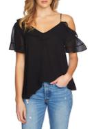 1.state Cold Shoulder Ruffle Blouse