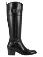 Bandolino Pries Wide Calf Leather Tall Boots