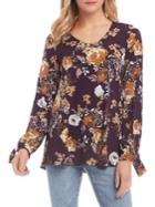 Karen Kane Relaxed-fit Tie-sleeve Top