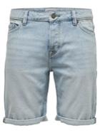Only And Sons Regular-fit Denim Shorts