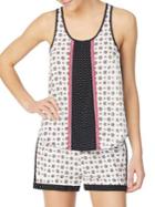 Kensie The Getaway 2-piece Printed Tank Top & Shorts Set