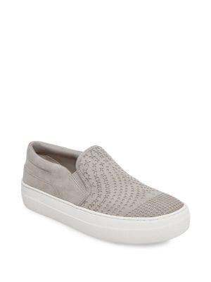 Design Lab Gavin Perforated Flatform Slip-on Sneakers