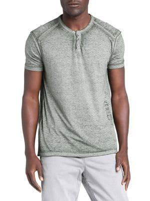 Silver Jeans Nilo Short-sleeve Cotton Henley