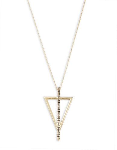 House Of Harlow Stone-accented Triangle Pendant Necklace