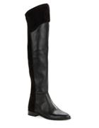 424 Fifth Nalay Leather Over The Knee Boots