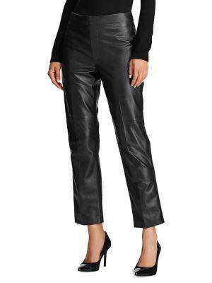 Lauren Ralph Lauren Straight-leg Leather Pants