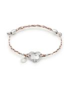 Alex And Ani Sterling Silver Crystal Infusion Heart Bracelet