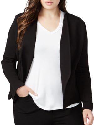 Rachel Rachel Roy Plus Ponte One Button Blazer
