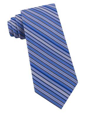 Calvin Klein Triple-stripe Silk Tie