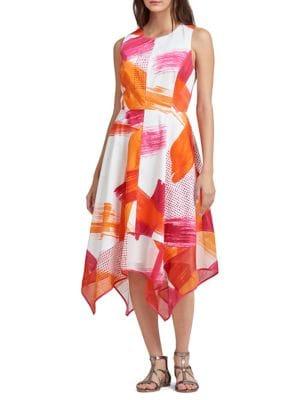 Donna Karan Crewneck Trapeze Dress