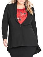 City Chic Plus Sweet Longline Jacket