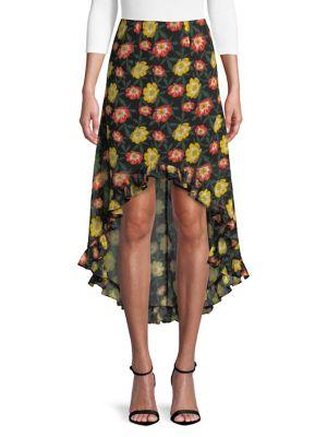The Fifth Label Lightfast Unite Floral Hi-lo Skirt