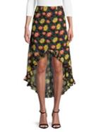 The Fifth Label Lightfast Unite Floral Hi-lo Skirt