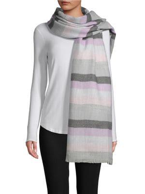 Lord & Taylor Striped Wrap