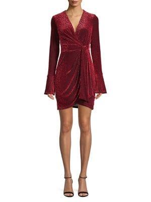 Cmeo Collective Series 09 Breakthrough Mini Wrap Dress