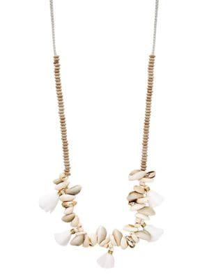 Design Lab Shell Fringe Necklace