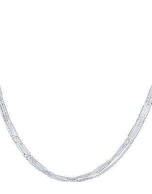 Lord & Taylor Sterling Silver Multi-strand Necklace