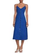 Bcbgmaxazria Button-front Linen Dress