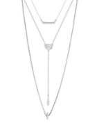 Lucky Brand Silvertone Layer Necklace