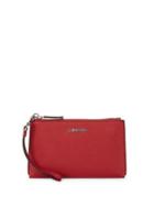 Calvin Klein Leather Wristlet Pouch