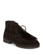 Avec Les Filles Demitoo Faux Fur-trim Microsuede Booties