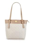 Anne Klein Contrast Logo Shoulder Bag
